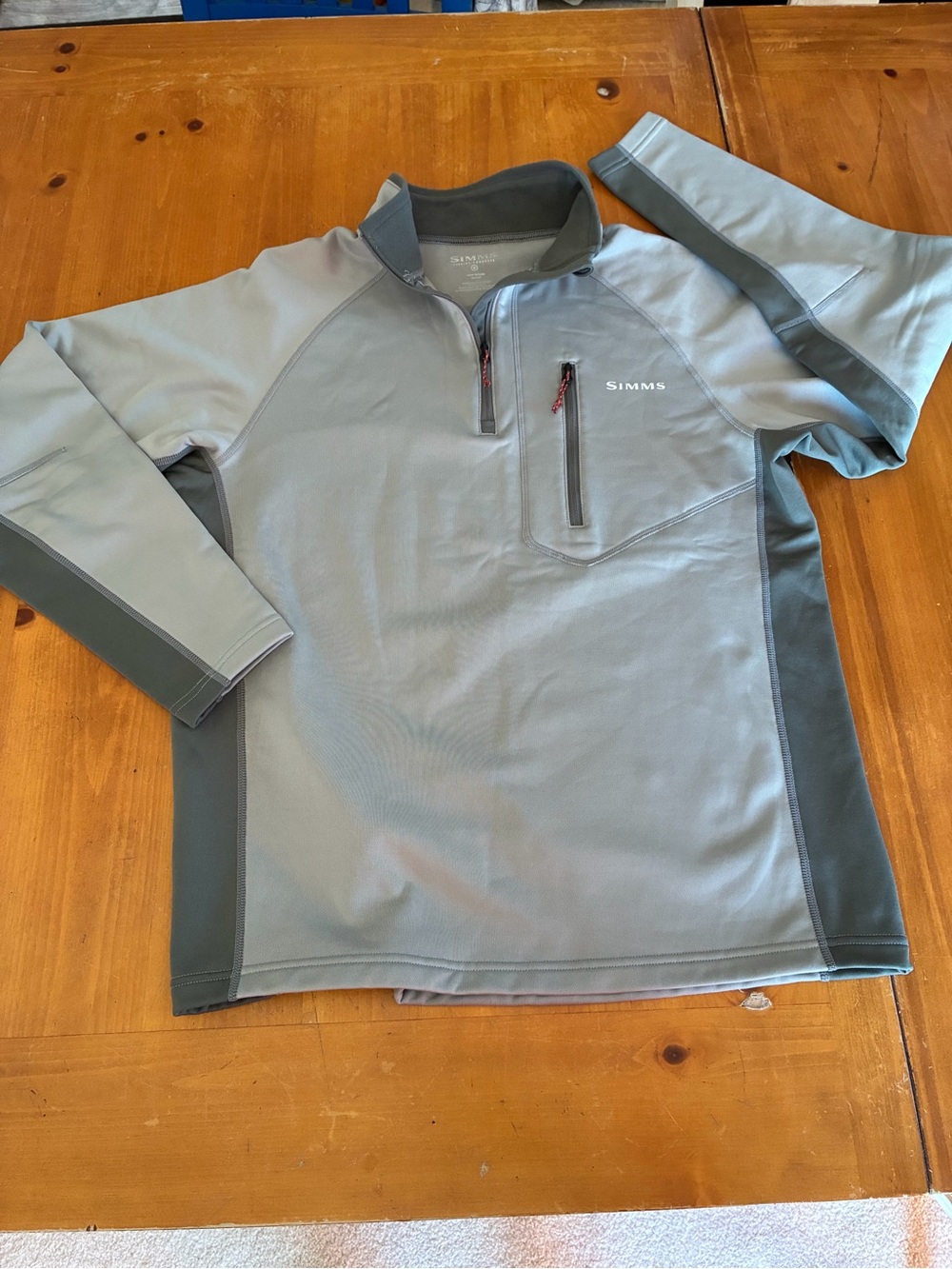 Simms Mid Layer Fleece 1/4-Zip Performance Pullover Men’s Medium